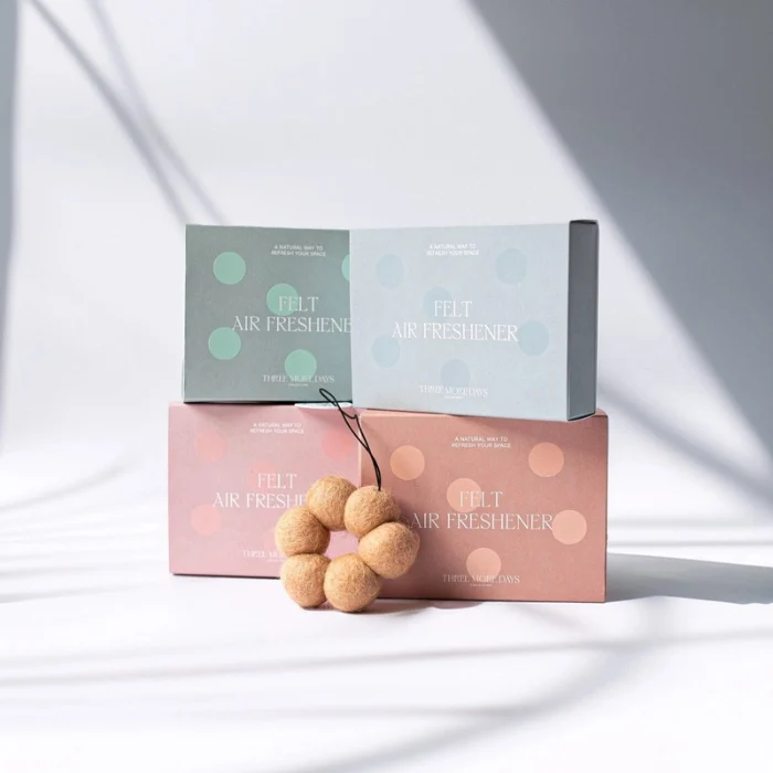 Three More Days | Felt Air Freshener